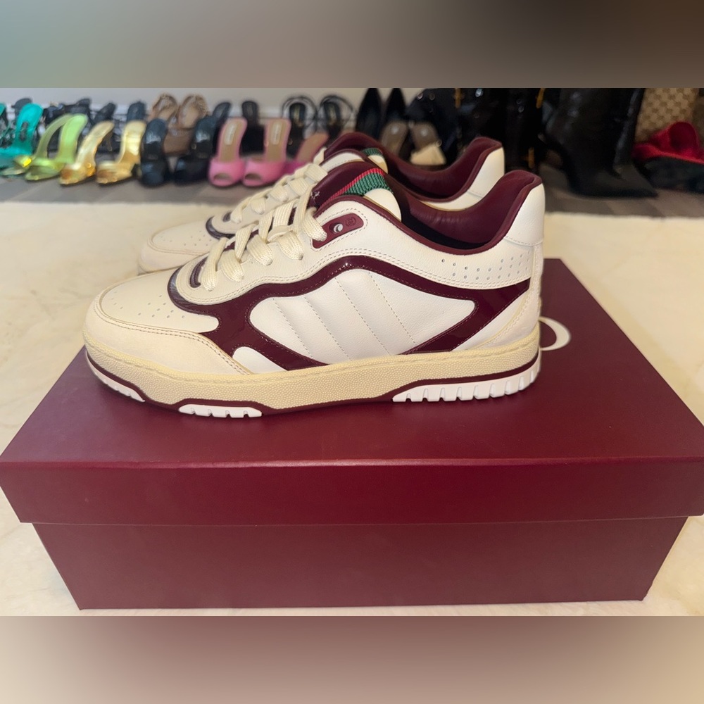 GUCCI RE-WEB White and Red Sneakers (BRAND NEW!)